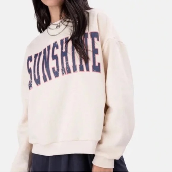 Adika Sunshine oversized sweatshirt SZ M-L - Picture 3 of 5